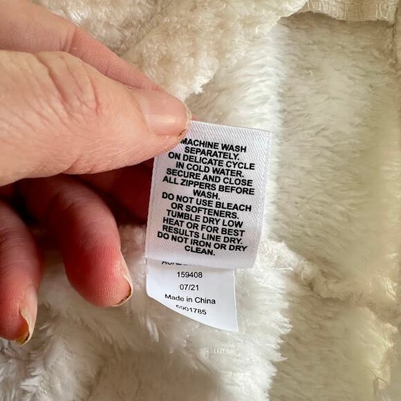 Magellan Outdoor Sherpa Pullover Sweater Women's Size XL White Classic Fit - Picture 8 of 9